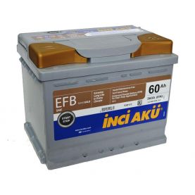 Автомобільний акумулятор INCI AKU EFB 6СТ-60Ah АзЕ 560A (EN) L2060056013