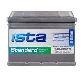 Автомобильный аккумулятор ISTA Standard 6СТ-60Аh Аз 540А 5500304209