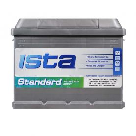 Автомобильный аккумулятор  ISTA Standard 6СТ-60Аh АзЕ 540А 5500304210