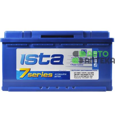 Автомобильный аккумулятор ISTA 7 Series 6СТ-100Ah АзЕ 850A 60060042191