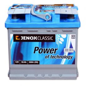 Автомобільний акумулятор JENOX Classic 6СТ-55Ah АзЕ 510A (EN) R050612AC