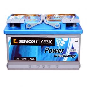 Автомобільний акумулятор JENOX Classic 6СТ-77Ah АзЕ 720A (EN) R074616AC
