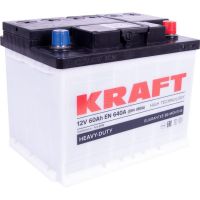 Автомобильный аккумулятор KRAFT 6СТ-60Ah АзЕ 640A (EN)