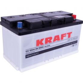 Автомобильный аккумулятор KRAFT 6СТ-100Ah АзЕ 1000A (EN)