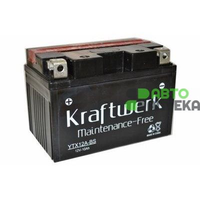 Аккумулятор мото KRAFTWERK 10Ah YTX12-BS