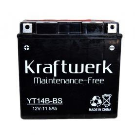 Аккумулятор мото KRAFTWERK 12Ah YT14B-BS