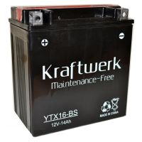 Акумулятор мото KRAFTWERK 14Ah YTX16B-BS