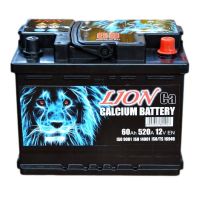 Автомобільний акумулятор Lion 6СТ-60Ah АзЕ 520A (EN) R055614KN