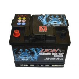 Автомобильный аккумулятор Lion 6СТ-63Ah Аз 560A (EN) R062615KN