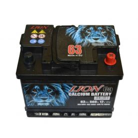 Автомобільний акумулятор Lion 6СТ-63Ah АзЕ 560A (EN) R062614KN 2017