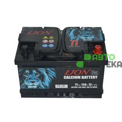 Автомобильный аккумулятор Lion 6СТ-77Ah АзЕ 720A (EN) R074624KN