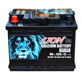 Автомобильный аккумулятор Lion 6СТ-60Ah Аз 520A (EN) R055615KN 2018