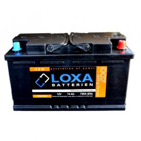 Автомобильный аккумулятор LOXA 6СТ-74Ah АзЕ 720A (EN)