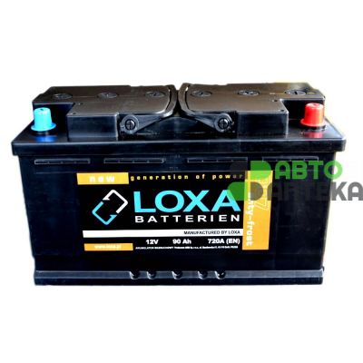 Автомобильный аккумулятор LOXA 6СТ-90Ah АзЕ 720A (EN)