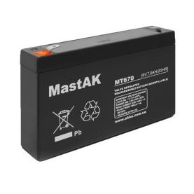 Аккумулятор тяговый MastAK AGM 7Ah 6V MT670