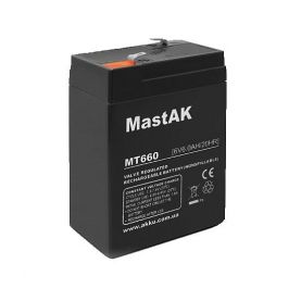 Аккумулятор тяговый MastAK AGM 6Ah 6V MT660