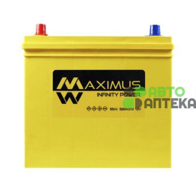 Автомобильный аккумулятор MAXIMUS Asia smf (NS60) 55Ah 520A L+ т. к. 5502511