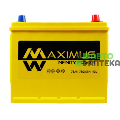 Автомобильный аккумулятор MAXIMUS Asia smf 6СТ-75Ah АзЕ 750A 5752263