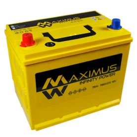 Автомобильный аккумулятор MAXIMUS Asia smf (N50) 75Ah 750A L+ 5752264
