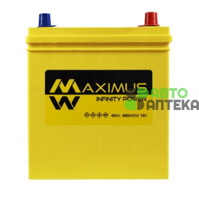 Автомобільний акумулятор MAXIMUS Asia smf (NS40) 45Ah 420A R+ т. к. 5452719