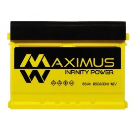 Автомобильный аккумулятор MAXIMUS MF (L2B) 65Ah 650A R+ 5652158