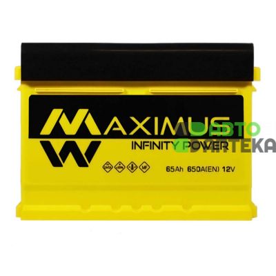 Автомобільний акумулятор MAXIMUS MF (L2B) 65Ah 650A R+ 5652158