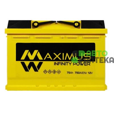 Автомобильный аккумулятор MAXIMUS MF (L3) 75Ah 750A R+ 5752259