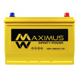 Автомобільний акумулятор MAXIMUS Asia smf (N70) 105Ah 940A R+ 6002338