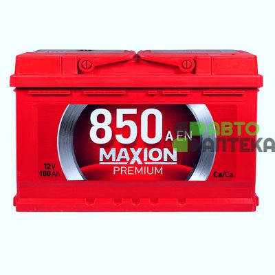 Автомобильный аккумулятор MAXION Premium TR 6СТ-100Аh АзЕ 850A 5902260