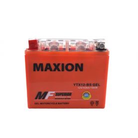 Мото аккумулятор MAXION GEL 6СТ-10Ah Аз 12В 130А (EN) YTX12-BS GEL