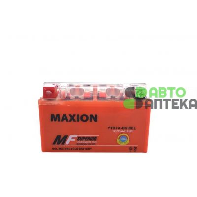 Мото акумулятор MAXION YTX 7Ah YTX7A-BS