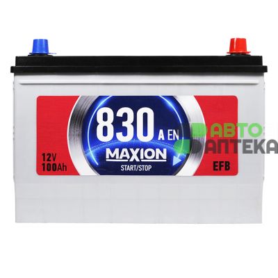 Автомобильный аккумулятор MAXION EFB SMF Asia (N70) 100Ah 830A R+ 5902318