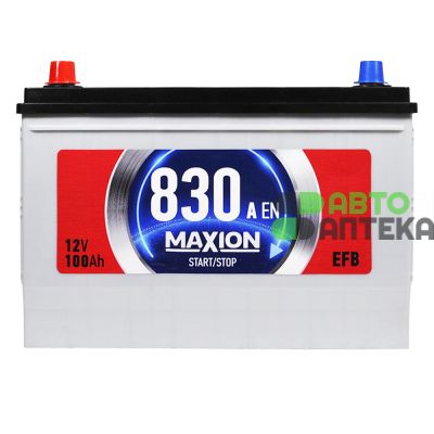 Автомобильный аккумулятор MAXION EFB SMF Asia (N70) 100Ah 830A L+ 5902319