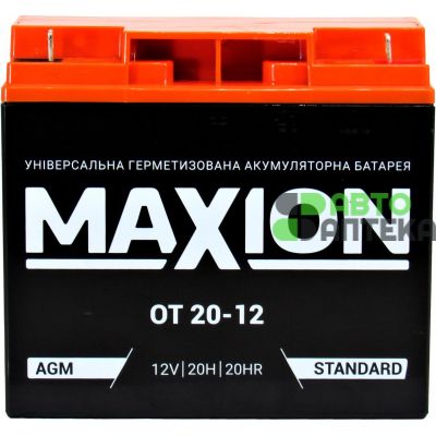 Аккумулятор тяговый MAXION AGM 20Ah 12V OT 20-12