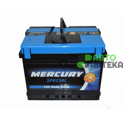 Автомобильный аккумулятор MERCURY SPECIAL 6СТ-60Ah Аз 540A (EN)