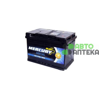Автомобильный аккумулятор MERCURY SPECIAL Plus 6СТ-77Ah АзЕ 760A (EN)