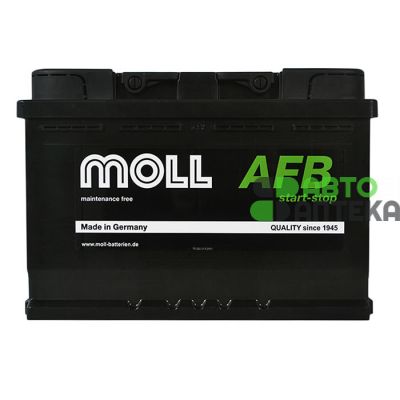 Автомобільний акумулятор MOLL AFB 6СТ-76Ah АзЕ 760A 1086076