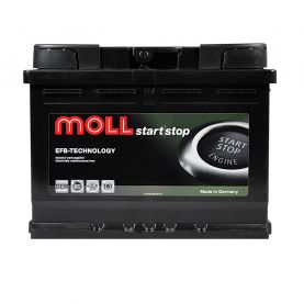 Автомобильный аккумулятор MOLL EFB 6СТ-60Ah АзЕ 640A (EN) 82060