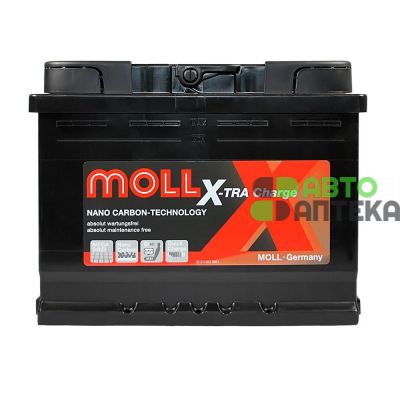 Автомобільний акумулятор MOLL X-Tra Charge 6СТ-62Ah АзЕ 600A (EN) 84062