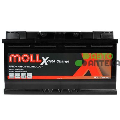 Автомобільний акумулятор MOLL X-Tra Charge 6СТ-100Ah АзЕ 850A (EN) 84100
