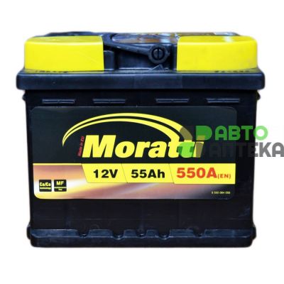 Автомобильный аккумулятор Moratti TAB 6СТ-55Ah Аз 550A (EN)