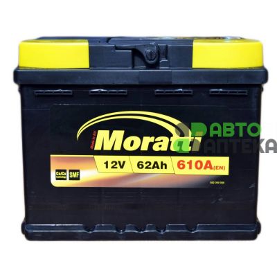 Автомобильный аккумулятор Moratti TAB 6СТ-62Ah АзЕ 610A (EN)