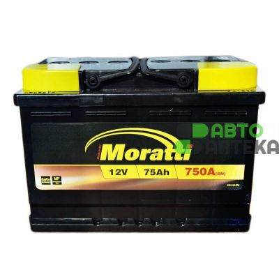 Автомобильный аккумулятор Moratti TAB 6СТ-75Ah АзЕ 750A (EN)
