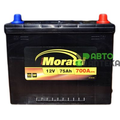 Автомобильный аккумулятор Moratti TAB 6СТ-75Ah АзЕ ASIA 700A (EN)