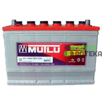 Автомобильный аккумулятор Mutlu Red 6СТ-110Ah АзЕ ASIA 760A (EN)