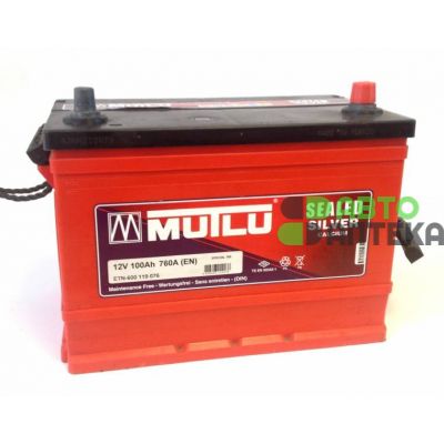 Автомобильный аккумулятор Mutlu Red 6СТ-100Ah АзЕ ASIA 720A (EN)