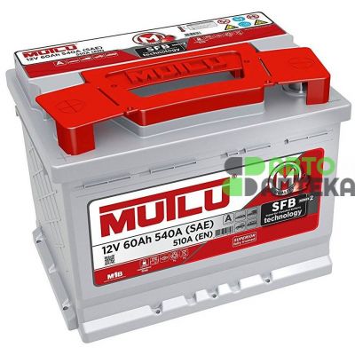 Автомобільний акумулятор Mutlu SILVER 6СТ-60Ah АзЕ 510A (EN) LB2.60.051.A 2019