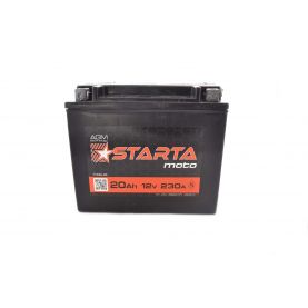 Мото аккумулятор Starta AGM 20Ah YTX20L-BS