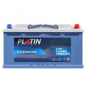 Автомобильный аккумулятор PLATIN Premium MF (L5) 110Ah 1000A R+ 6002279