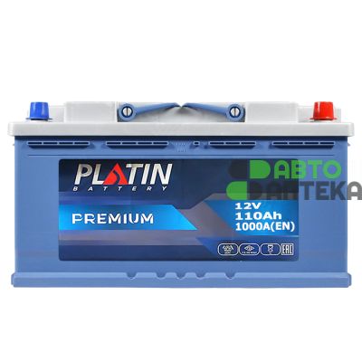 Автомобильный аккумулятор PLATIN Premium MF (L5) 110Ah 1000A R+ 6002279